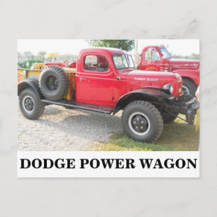 Carte Postale Vintage Dodge Truck