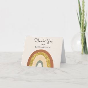 Carte postale Vintage du Merci Rainbow