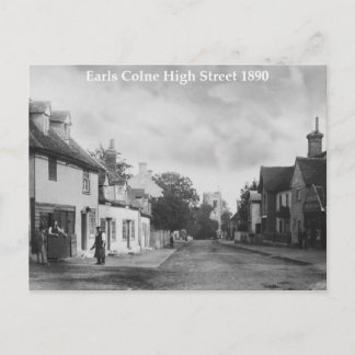 Carte postale vintage Earls Colne High Street
