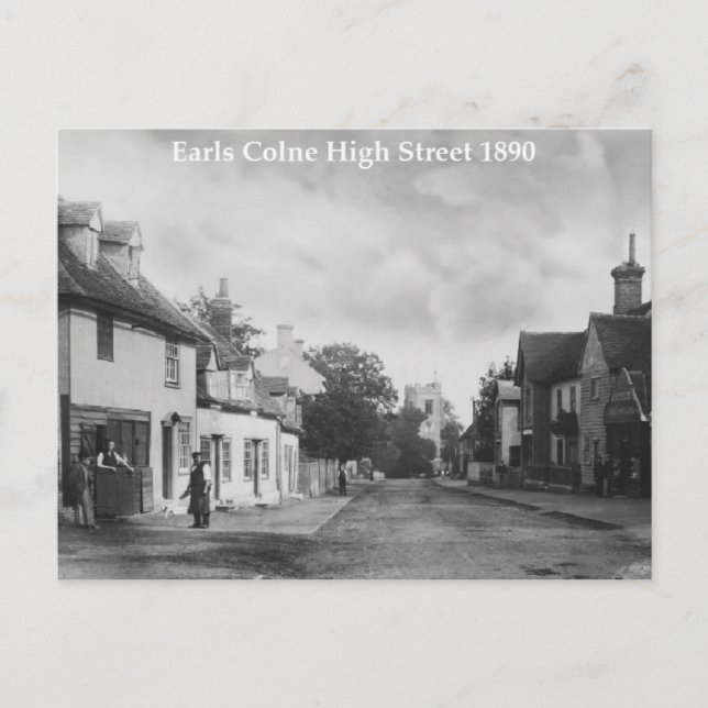 Carte postale vintage Earls Colne High Street (Devant)