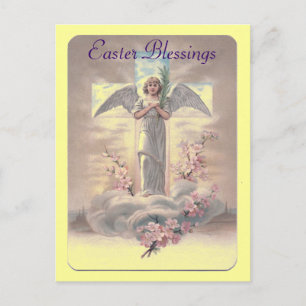 Carte postale vintage Easter Angel