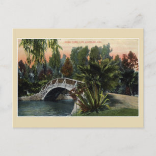 Carte Postale Vintage Echo Park Los Angeles
