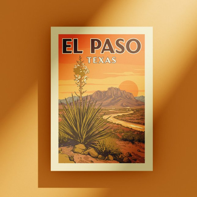 Carte Postale Vintage El Paso Texas (Créateur téléchargé)