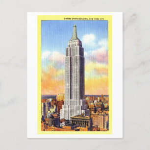 Carte postale vintage Empire State Building