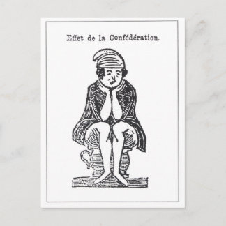 Carte Postale Vintage : Etfet de la Confédération