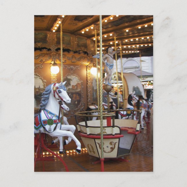 Carte Postale Vintage Fairground (Devant)