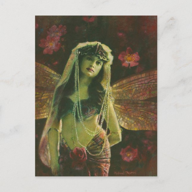 Carte Postale Vintage Fairy Nymph Postcard (Devant)