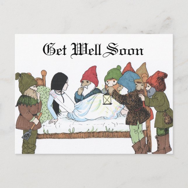 Carte postale Vintage Fairy Tale Antique Image (Devant)