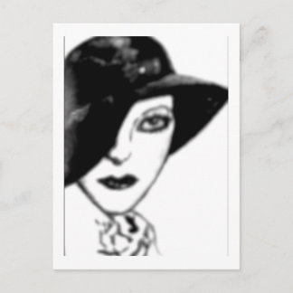 Carte postale vintage - Flapper