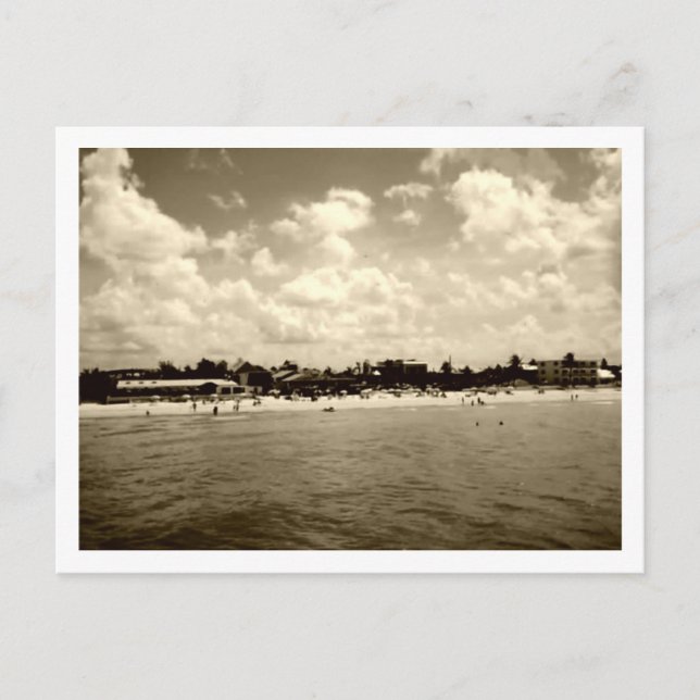 Carte Postale Vintage Fort Myers Beach (Devant)