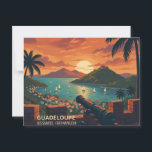 Carte Postale vintage Fort Napoléon – Les Saintes, Guadeloupe<br><div class="desc">Illustration rétro du Fort Napoléon aux Saintes en Guadeloupe, avec vue sur la baie, voiliers et coucher de soleil. Style carte postale vintage, idéale en souvenir de voyage, décoration murale ou cadeau. Retro illustration of Fort Napoleon in Les Saintes, Guadeloupe, featuring the bay view, sailboats, and sunset. Vintage postcard style,...</div>