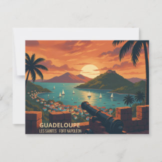 Carte Postale vintage Fort Napoléon – Les Saintes, Guadeloupe