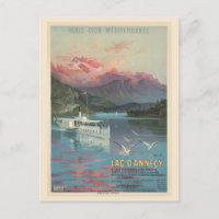 Vintage France Lac d'Annecy Voyage en France