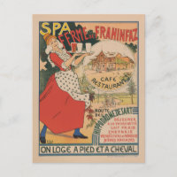 Vintage France Spa français Café Restaurant Travel