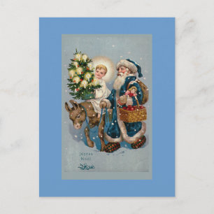 Carte postale "Vintage French Christmas Card"