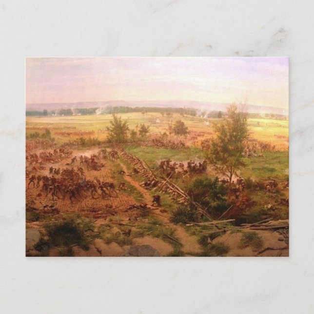 Carte Postale Vintage Gettysburg Cyclorama Paul Philippoteaux (Devant)