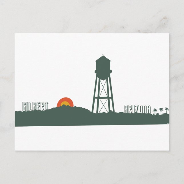 Carte postale vintage Gilbert (Devant)