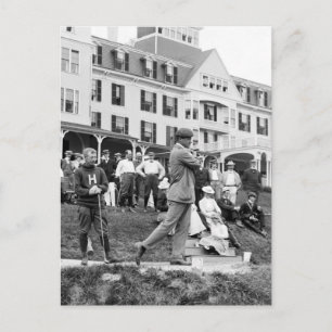 Carte Postale Vintage Golf, 1890s