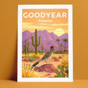 Carte Postale Vintage Goodyear Arizona