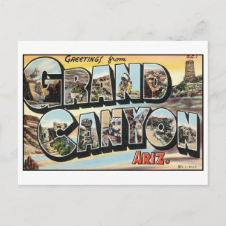 Carte postale vintage Grand Canyon