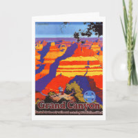 Carte postale vintage Grand Canyon Arizona Travel