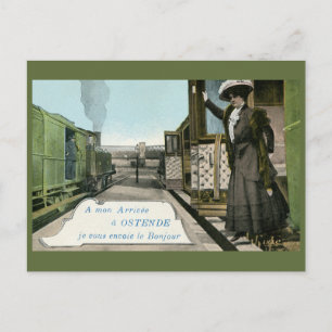 Carte Postale Vintage greetings from Ostend