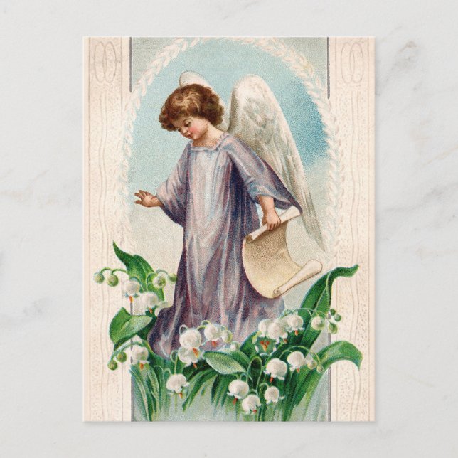 Carte postale vintage Guardian Angel (Devant)