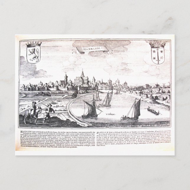 Carte Postale Vintage Haarlem Hollande (Devant)