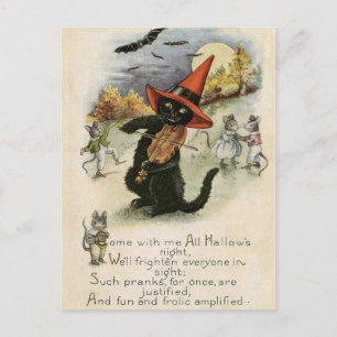 Carte postale vintage Halloween