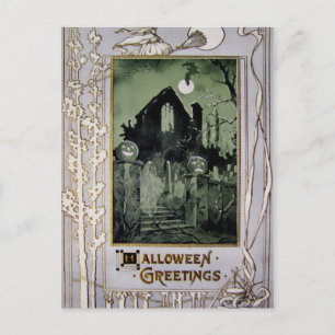Carte postale vintage Halloween