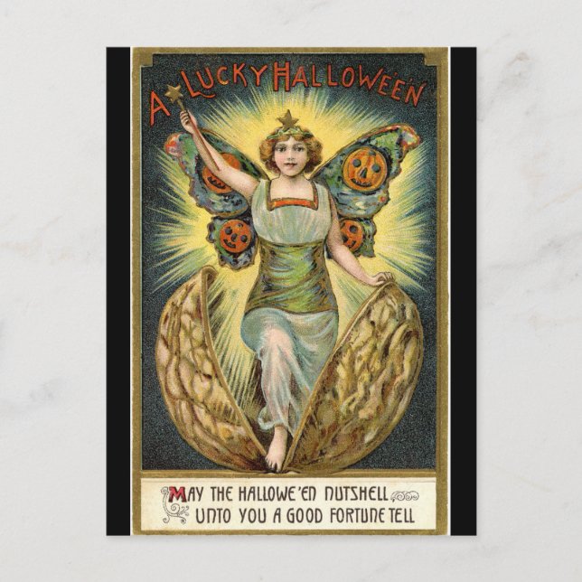 Carte postale Vintage Halloween (Devant)