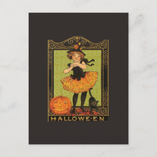 Carte Postale Vintage Halloween