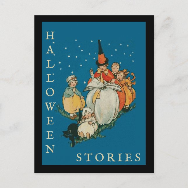 Carte Postale Vintage Halloween (Devant)