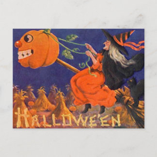 Carte postale vintage Halloween Art