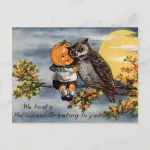 Carte postale vintage Halloween Art