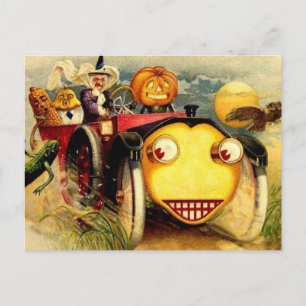 Carte Postale Vintage Halloween Card