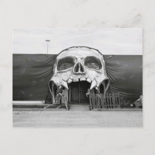 Carte Postale Vintage Halloween Fort Worth Texas Entrée Sombre 