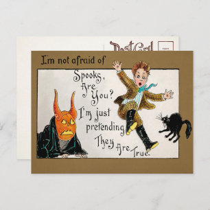 Carte postale vintage Halloween Spooks