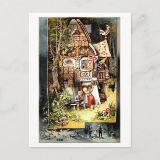 Carte postale vintage Hansel et Gretel