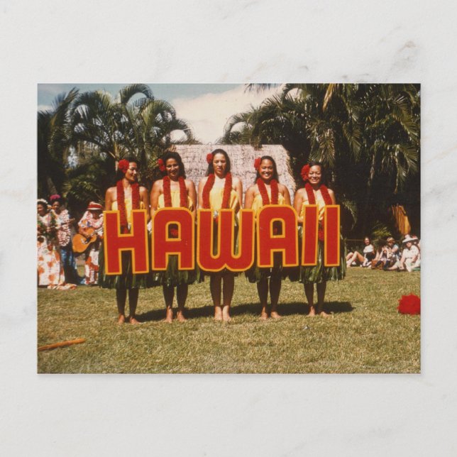 Carte Postale Vintage Hawaii (Devant)
