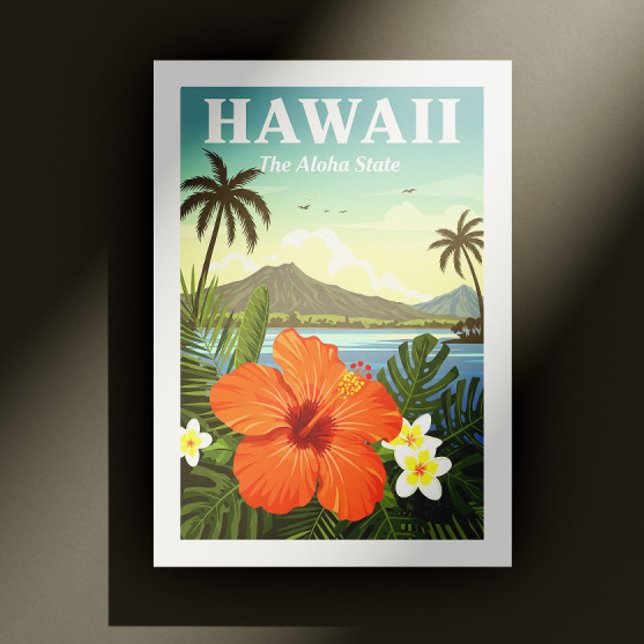 Carte Postale Vintage Hawaii (Créateur téléchargé)