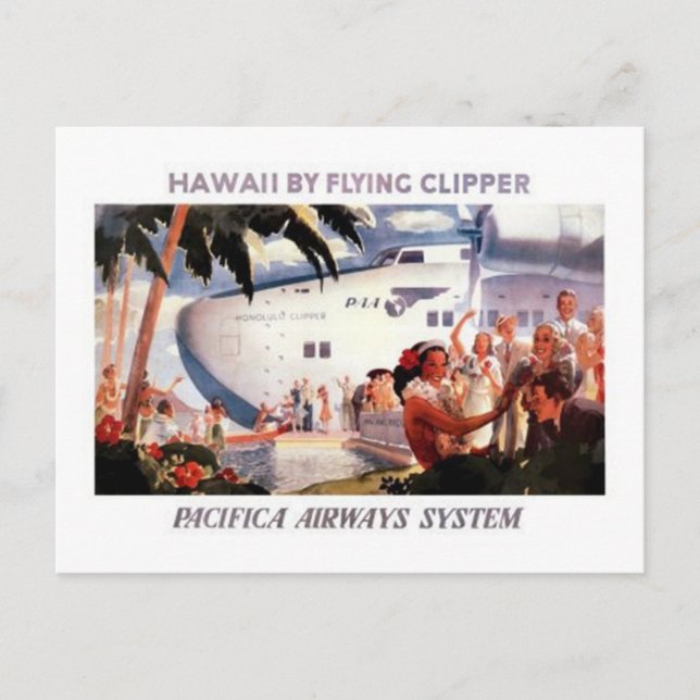 Carte Postale Vintage Hawaii, États-Unis - (Devant)