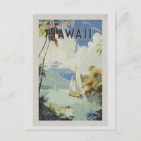 Vintage Hawaii Retro Voyage Voile Ailleurs