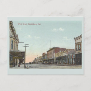Carte Postale Vintage Healdsburg Californie