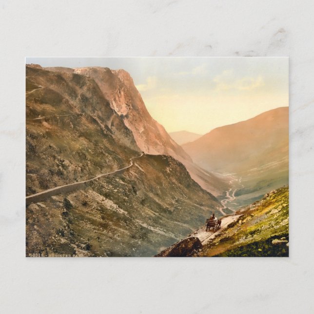 Carte Postale Vintage Honister Pass Cumbria Angleterre (Devant)
