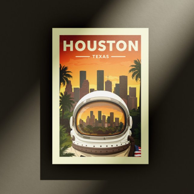 Carte Postale Vintage Houston Texas (Créateur téléchargé)