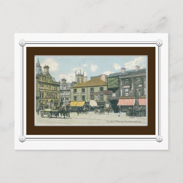 Carte Postale Vintage Huddersfield (Devant)