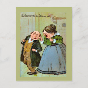 Carte postale Vintage, Humour, Couple 1