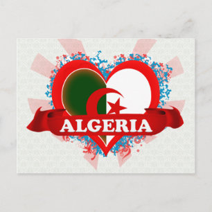 Carte Postale Vintage I Love Algérie
