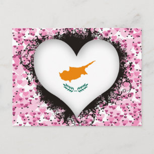 Carte Postale Vintage I Love Chypre